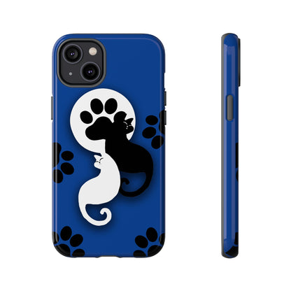 Yin Yang Cat Paw - Tough phone case