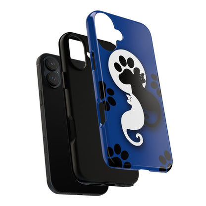 Yin Yang Cat Paw - Tough phone case