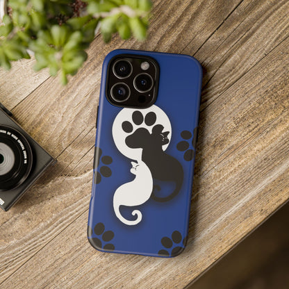 Yin Yang Cat Paw - Tough phone case
