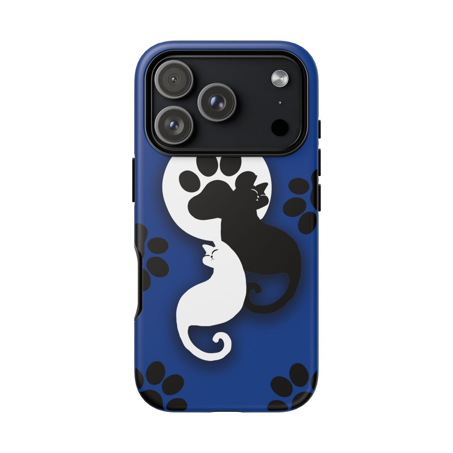 Yin Yang Cat Paw - Tough phone case